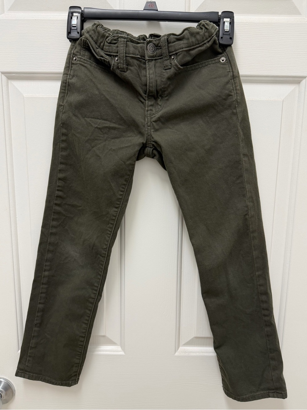 Old Navy 360 Stretch Olive Green Jeans - 8 Slim Straight